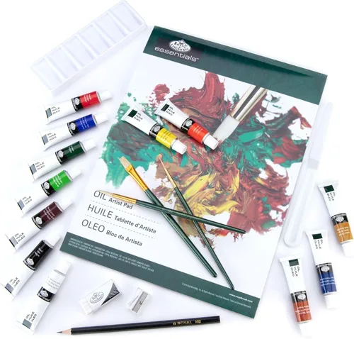 Vista 4 de Royal & Langnickel Essentials - Juego de 21 cajas de pintura al óleo