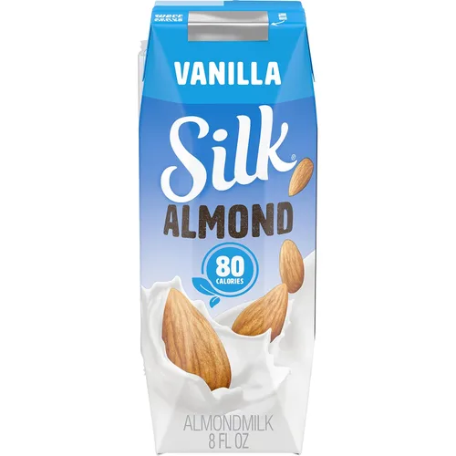 Vista 13 de Silk Leche de almendras original orgánica, 8 onzas líquidas (paquete de 18)