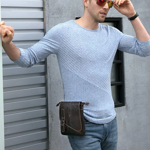 Vista 6 de Bolso bandolera de cuero genuino Mini bolso de hombro en relieve de cocodrilo pequeño Crossbody bolso bandolera