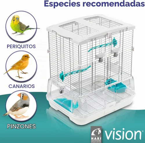 Vista 6 de Jaula para Pájaros Visión Modelo S01 –Pequeñas.