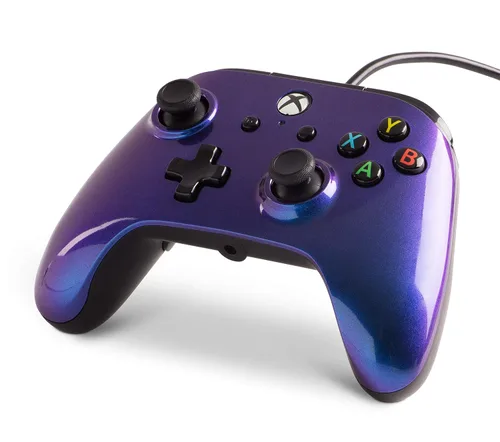 Vista 7 de Enhanced Wired Controller for Xbox One - Cosmos Nebula, gamepad, wired video game controller, gaming controller, Xbox One, works with Xbox Series XS