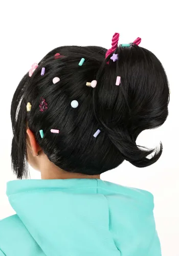 Vista 2 de Peluca Vanellope Disney para Niños y Niñas Wreck it Ralph Multicolor