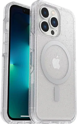 Vista 10 de OtterBox Funda para iPhone 13 Pro (solamente) Symmetry Series+ - Ariel Waves, Ultra-Sleek, se ajusta a MagSafe, bordes elevados para proteger