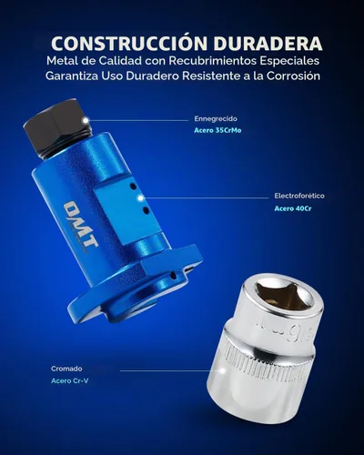 Vista 7 de Herramienta de esparcidor de puntales Orion Motor Tech, herramienta de esparcidor de suspensión universal con enchufe de transmisión de 3/8