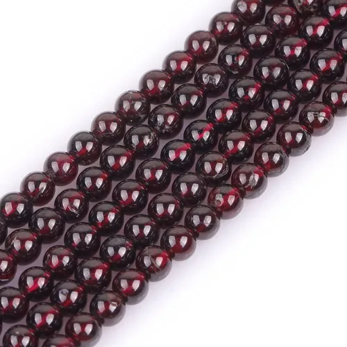 Vista 93 de GEM-Inside - 95 cuentas AA color morado oscuro de amatista de 15 pulgadas por hebra con agujero, piedras preciosas naturales y cuentas de cristal