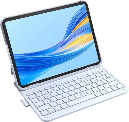 Vista 11 de Inateck Funda para iPad de 10ª/11ª generación con teclado, teclado ultraligero con soporte para bolígrafo para iPad de 11ª