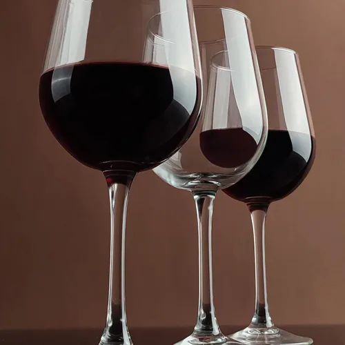 Vista 7 de Juego de 8 copas de vino totalmente templadas, 15.5 onzas, duraderas, aptas para bodas, fiestas, lavavajillas