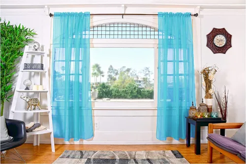 Vista 14 de All American Collection - cortinas Doli transparentes, 2 unidades Blanco