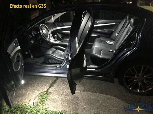 Vista 3 de Paquete de 10 luces LED blancas superbrillantes para interiores Infiniti G35 Coupe 2003 2004 2005 2006 2007 + luces de matrícula y herramienta