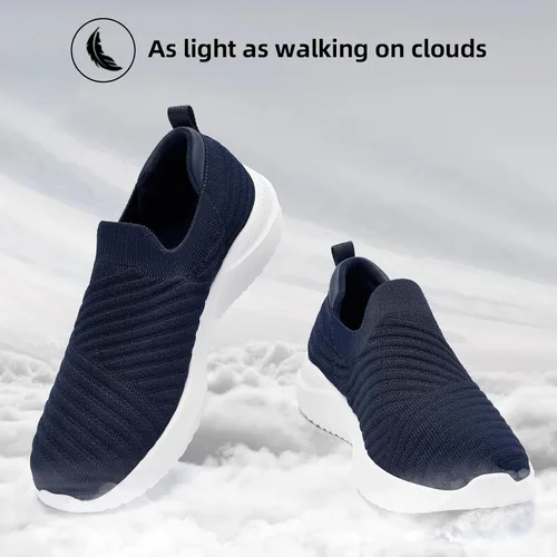 Vista 7 de PPQ Zapatos deportivos para caminar para mujer, ligeros, cómodos, transpirables, para viajar