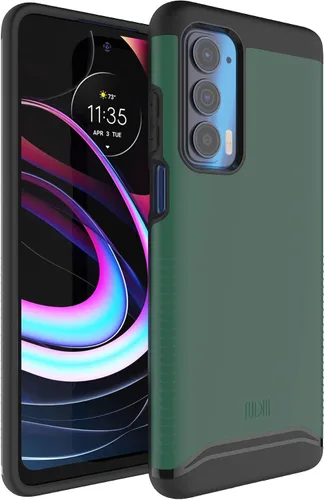 Vista 8 de TUDIA DualShield - Funda diseñada para Motorola Edge 5G UW/Moto Edge 2021, protección delgada, resistente, de doble capa, color negro mate