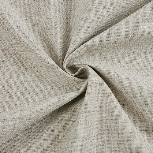 Vista 9 de Cortinas opacas de lino beige Melodieux de 63 pulgadas de largo para dormitorio, sala de estar, 100% cortinas con ojales para bloquear la luz