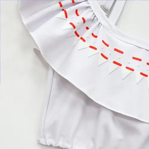 Vista 5 de yonvary Encanto - Traje de baño Isabela Mirabel Cosplay para niños, traje de baño Pepa para niñas, traje de baño de princesa con volantes
