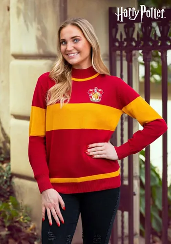Vista 2 de Suéter ligero Gryffindor Quidditch para adultos