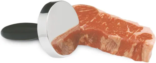 Vista 3 de Norpro, machacador de carne de acero inoxidable Grip-EZ, Multicolor