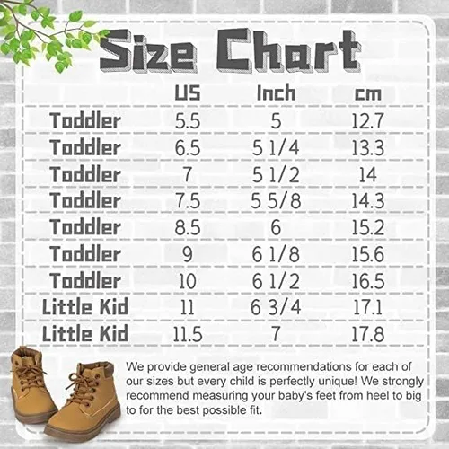 Vista 6 de Casazoe Botas de nieve de cuero para niños y niñas, zapatos de vestir para niños pequeños, zapatos de vestir con cordones y suela de textura