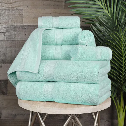 Vista 65 de BNM Toallas de Algodón Egipcio de Peso Pesado, Ideales para Baño, Ducha, Spa, Hotel, 800 GSM, Toallas Faciales/de Aseo, Toallas de Mano, Toallas