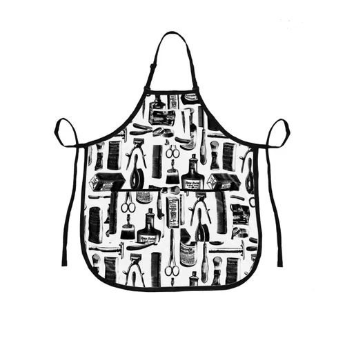 Vista 12 de Betty Dain Delantal de peluquero vintage, negro