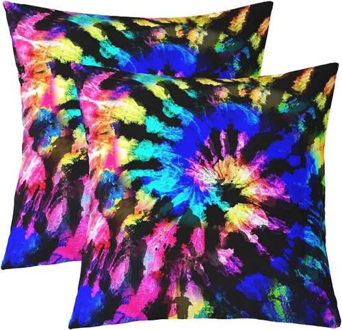 Vista 13 de Juego de 2 fundas de almohada rosas de 16 x 16 pulgadas, fundas de almohada suaves con flores florales de rosas para sala de estar, dormitorio