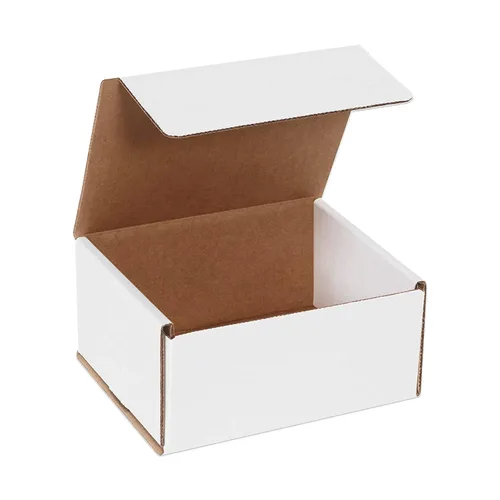 Vista 13 de Box USA Cajas de envío pequeñas 5"L x 4"W x 3"H, paquete de 50 - Cajas blancas a prueba de aplastamiento para embalaje, almacenamiento, regalos
