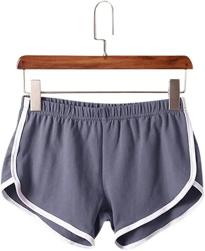 Vista 4 de Pantalones cortos deportivos para mujer, para gimnasio, entrenamiento, yoga, cintura elástica, ciclismo, tenis, correr, voleibol, deportes