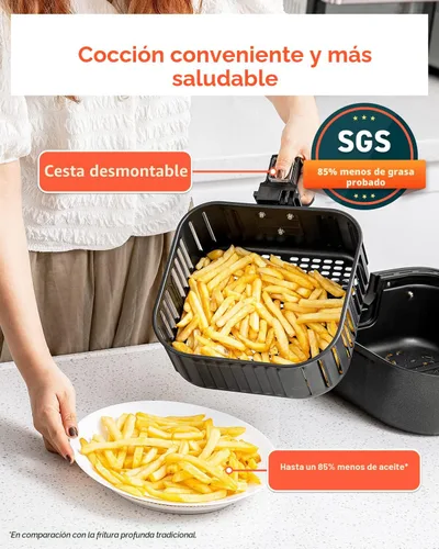 Vista 6 de COSORI Freidora de aire Pro Gen 2 de 5.8 cuartos de galón, versión mejorada con rendimiento estable y aspecto elegante, 13 funciones de un solo