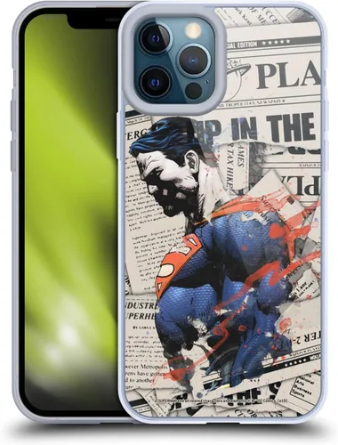 Vista 50 de Head Case Designs Officially Licensed Superman DC Comics Collage 80th Anniversary Gel Case [Military Grade Protection] Compatible with Apple iPhone