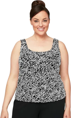 Vista 2 de Alex Evenings Conjunto de top y chaqueta para mujer