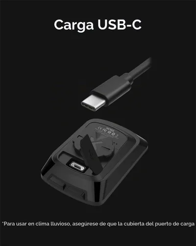 Vista 3 de XOSS G Gen2 - Computadora de bicicleta con GPS inalámbrica, Bluetooth IPX7, impermeable, velocímetro y odómetro de bicicleta recargable con pantalla