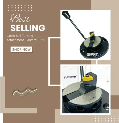 Vista 5 de Accesorio de torno para torneado de bolas – Fabricante de bolas redondas de 38 mm (1.5 ") de diámetro, herramienta de precisión con imperial
