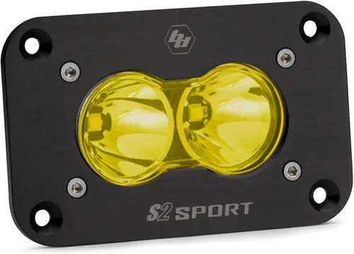 Vista 4 de S2 Sport Led para Conducción/Combo Montaje Empotrado en Ámbar Baja Designs