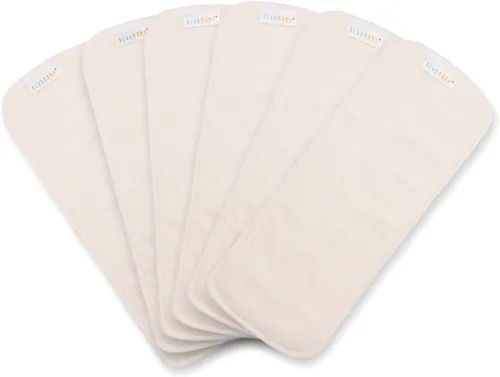 Vista 13 de Alvababy - 12 unidades de insertos para pañales de tela - Insertos súper suaves de 4 capas para pañales y fundas