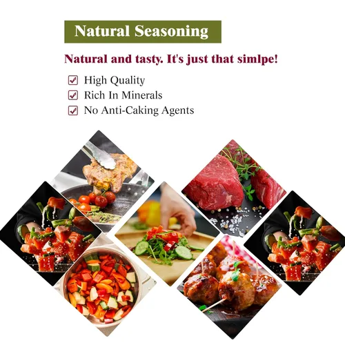 Vista 6 de Himalayan Chef Sal rosa, gruesa, ideal para molinillos de sal y molinos de sal, rica densidad mineral para la salud, certificado Kosher y sin OMG