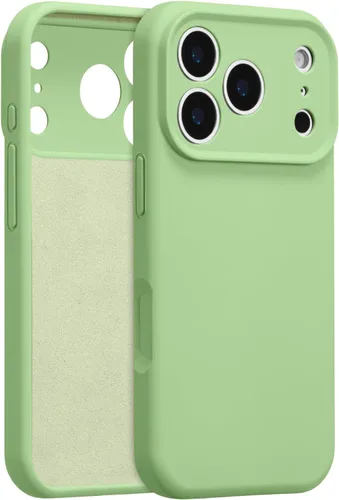 Vista 119 de Funda de silicona para iPhone Air, con [protección completa de la cámara] [forro de microfibra suave antiarañazos], funda de silicona líquida ultra