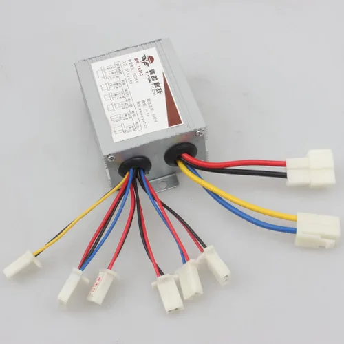 Vista 4 de Controlador de velocidad del motor de 36v 500w para motor cepillado for E-Bikes E-Tricycles E-Moto E-Scooter, Rugged Aluminum Housing