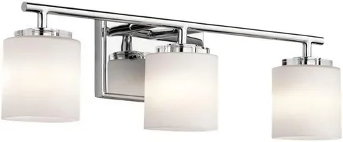 Vista 3 de Kichler 45502CH O Hara Bath 3-Light Halógeno, Cromo