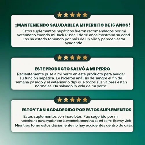 Vista 8 de VetriScience - Tabletas para la misma salud hepática para gatos y perros