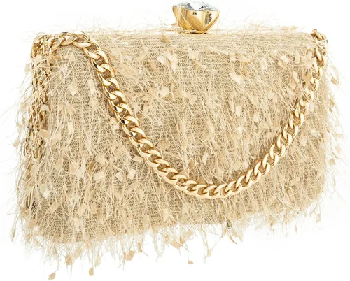 Vista 4 de YYW Bolso de mano para mujer, lindo bolso de mano con asa superior, bolsa de noche, bolsa cruzada, bolsa de hombro para boda, fiesta, baile