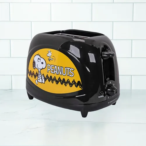 Vista 10 de Uncanny Brands Tostadora Bob Ross: tuesta la cara icónica de Bob en tu tostada