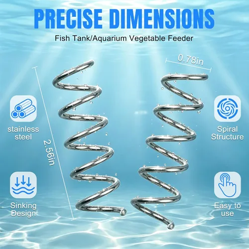 Vista 3 de Comedero de vegetales para pecera, acuario, para acuario, vegetariano, soporte para alimentos frescos para peces, cíclidos de Malawi, pez pleco