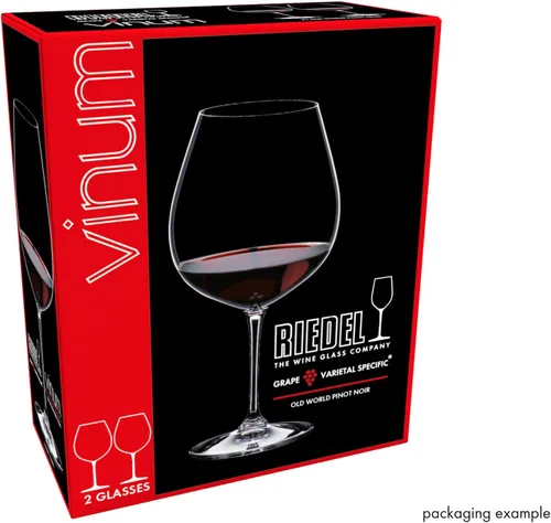 Vista 4 de Riedel Vinum Pinot Noir - Juego de 2 copas de vino, aptas para lavavajillas, 6416/07