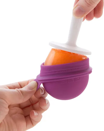 Vista 7 de Zoku Slow Pop moldes, M, Round Pops