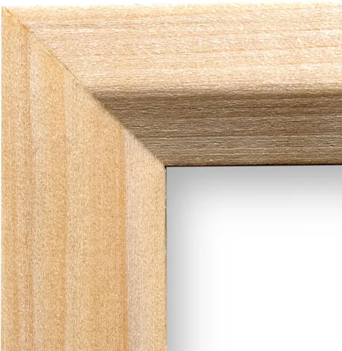 Vista 5 de Marcos únicos para fotografías o pósters, personalizados, de tamaños especiales y por fracciones, de madera de álamo auténtica, de 0.84 pulgadas