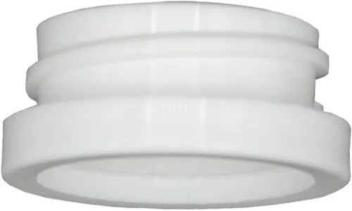 Vista 6 de Creative Hobbies Bombas dispensadoras de jabón de loción de plástico blanco con collares de rosca con pegamento, reemplazos para bombas de jabón