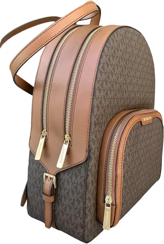 Vista 9 de Michael Kors Mochila con logotipo de Jaycee, Marrón, Jaycee