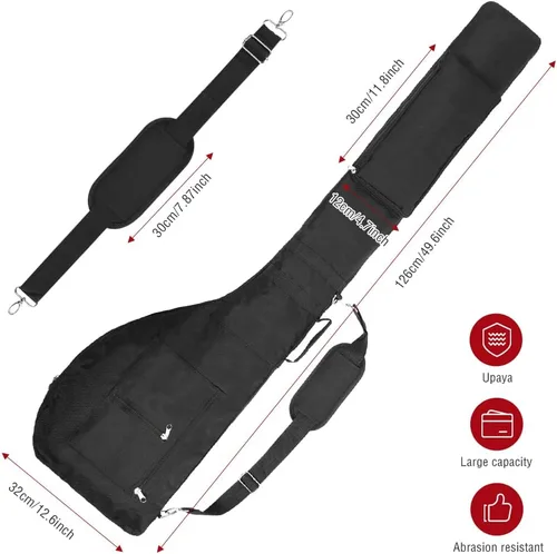 Vista 2 de Number-one Bolsa de golf para palos de golf, portátil, plegable, bolsa de viaje para 8-10 palos de golf, mini bolsas de golf impermeables