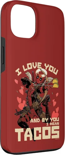Vista 15 de Marvel Deadpool I Love You and by You I Mean Tacos - Carcasa para iPhone 17