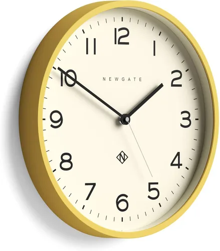 Vista 10 de Reloj de pared NEWGATE® Número Tres Echo Reloj redondo moderno 37 cm Negro Números fáciles de leer Ideal para cocina, sala de estar u