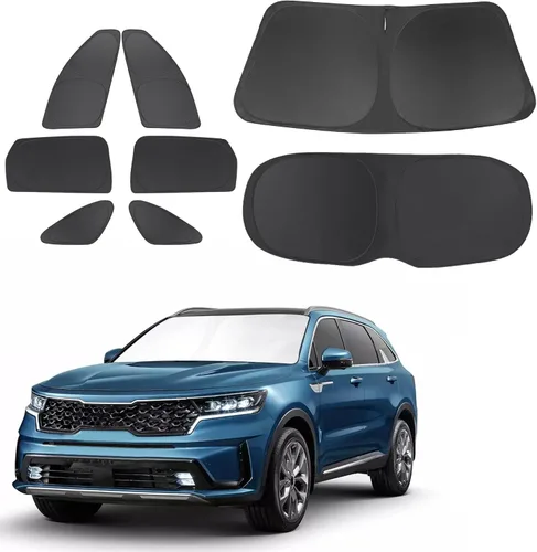 Vista 33 de TINGLU Persianas de ventana para Honda CR-V 2023-2026, accesorios para ventanas laterales de automóvil, parabrisas triangular, parasol para rayos UV