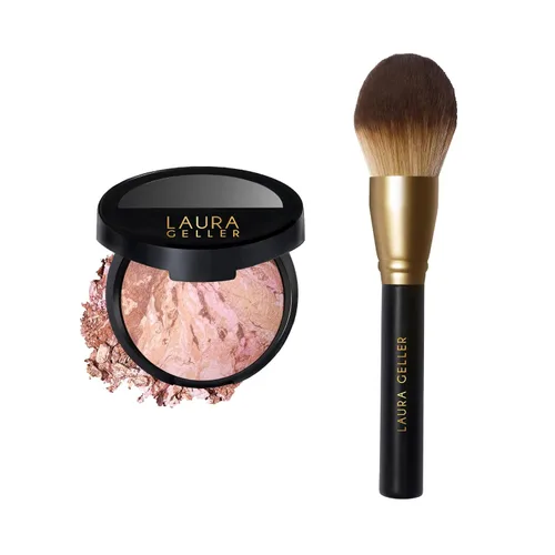 Vista 13 de LAURA GELLER NEW YORK Polvo Bronceador Horneado Bronze-N-Brighten - Claro - Brillo Bronce Natural